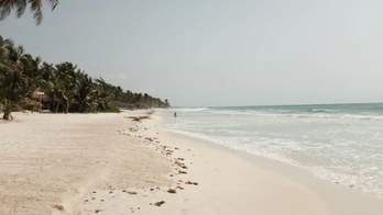 A quiet beach on Siargao