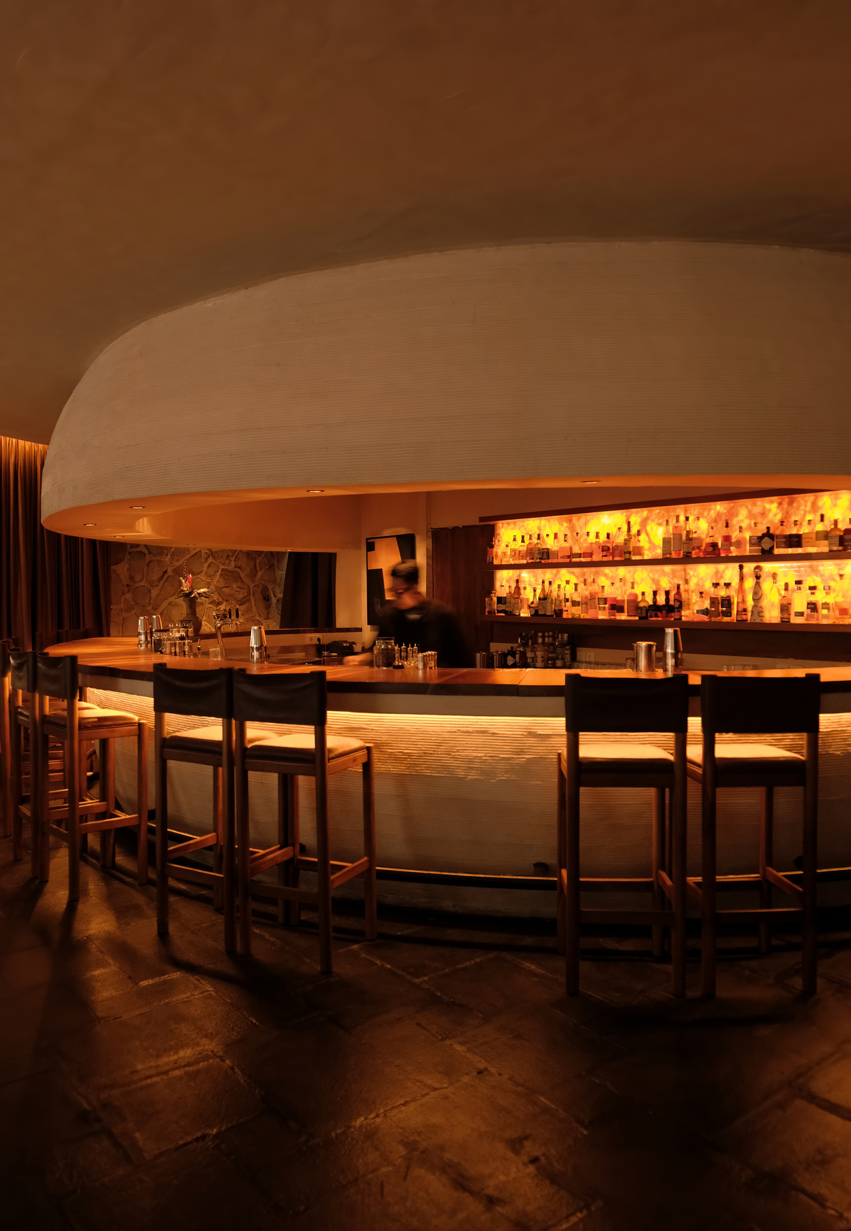 The bar at Wild Siargao